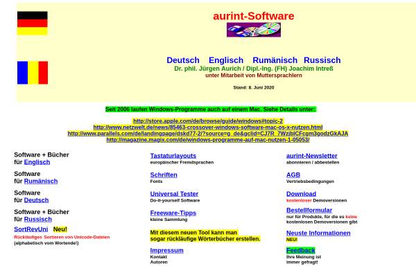 Vorschau von www.aurint.de, Aurint Software