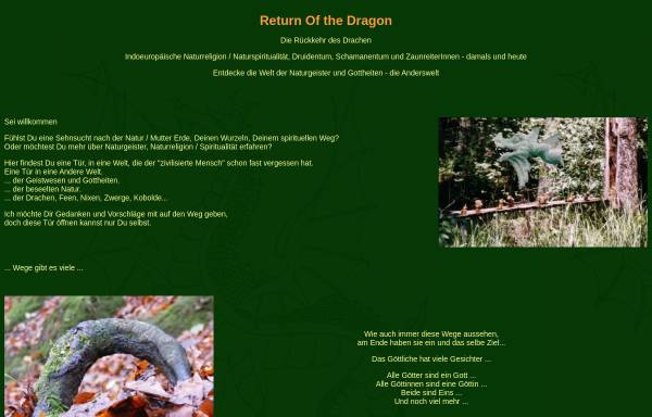 Vorschau von www.return-of-the-dragon.de, Return of the Dragon - Die Rückkehr des Drachen