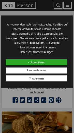 Vorschau der mobilen Webseite www.hexen-community.de, Hexen-Community