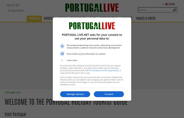 Vorschau von www.portugal-live.net, Portugal Live