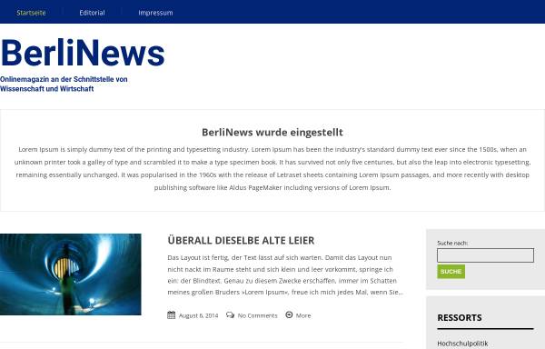 BerliNews - Onlinemagazin