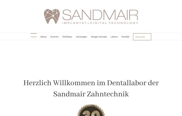 Vorschau von www.dentallabor-sandmair.de, Sandmair Zahntechnik GmbH