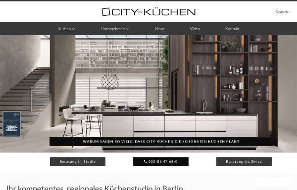 Vorschau von www.city-kuechen.de, City-Küchen GmbH & Co. KG