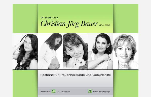 Vorschau von www.frauenarzt-bauer.at, Bauer, Dr. Christian-Jörg