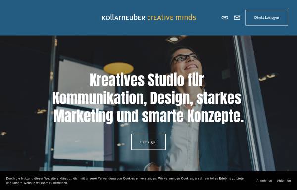 Vorschau von www.kollarneuber.de, kollarneuber: Wir lieben Design