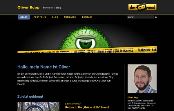 Vorschau von des-or-mad.net, Rapp, Oliver