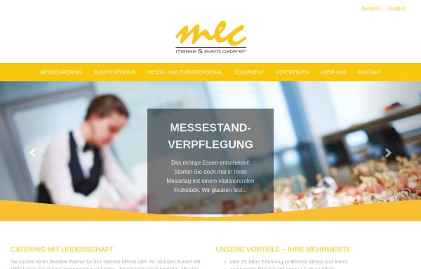 Vorschau von www.messe-event-caterer.de, Mec - Messe & Eventcaterer