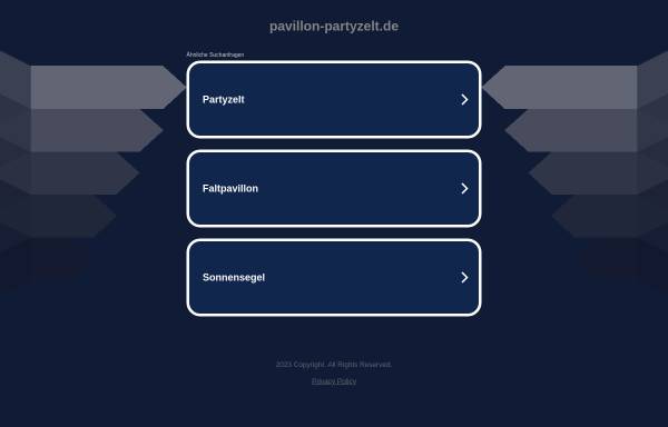 Vorschau von www.pavillon-partyzelt.de, Partyzelte und Pavillons AHK Media