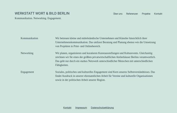 Werkstatt Wort & Bild Berlin - Steffen Blunk