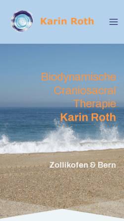 Vorschau der mobilen Webseite cranio-aura-soma.ch, Karin Roth