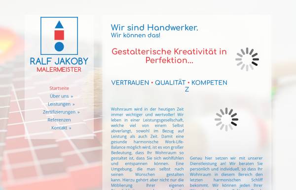 Vorschau von www.malerbetrieb-jakoby.de, Malerbetrieb Jakoby
