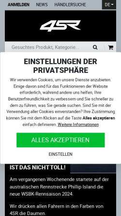Vorschau der mobilen Webseite www.4sr.de, 4SR - Inghart GmbH & Co. KG