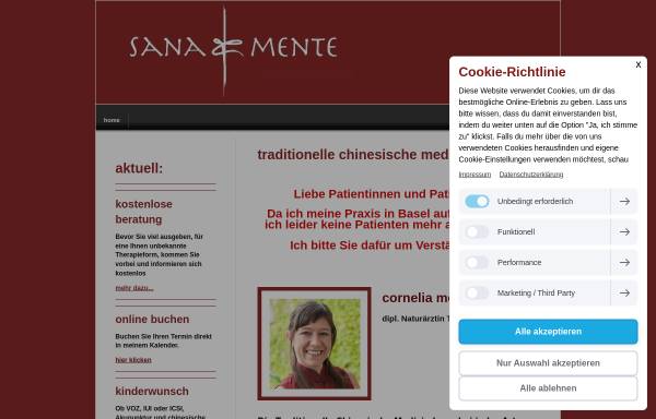 Vorschau von www.sanamente.ch, Sanamente