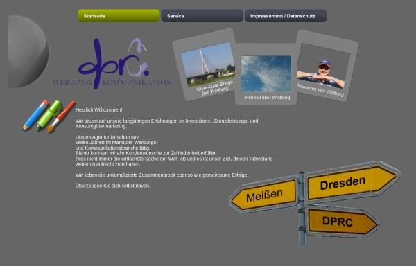 Vorschau von www.dprc.de, DPRC Werbung + Kommunikation