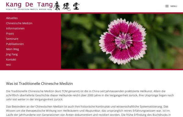 Vorschau von www.tcm-kalg.de, Praxis für Chinesische Medizin Andreas Kalg