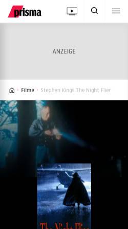 Vorschau der mobilen Webseite www.prisma.de, Prisma TV-Guide - Stephen Kings The Night Flier