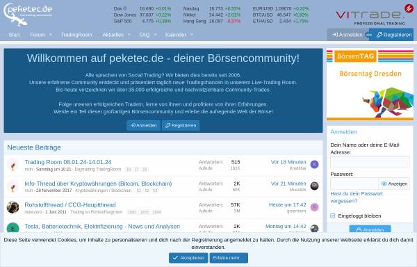 Peketec.de, the trading community - Peketec GmbH