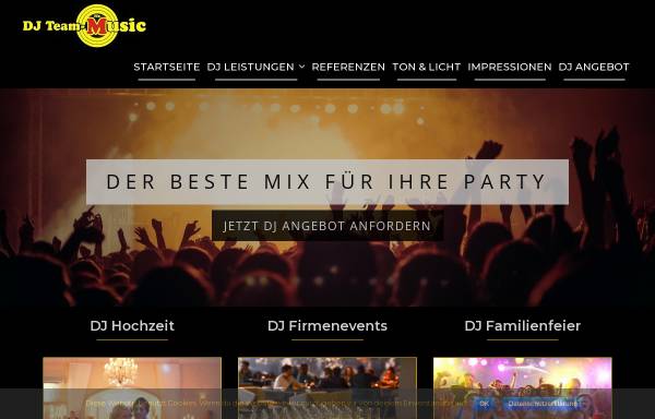 Vorschau von www.partymugge.de, DJ Team Mr. Music