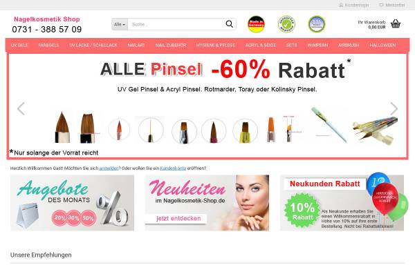 Vorschau von www.nagelkosmetik-shop.de, Schwaben Nails