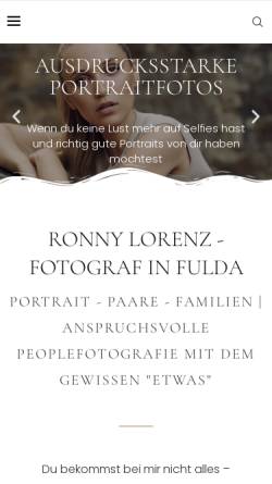 Vorschau der mobilen Webseite www.ronnylorenz.com, Lorenz, Ronny