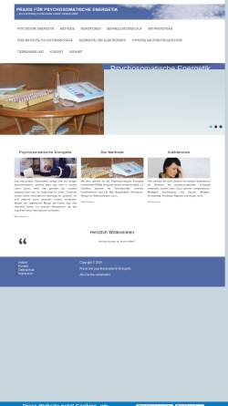 Vorschau der mobilen Webseite www.praxis-fuer-psychosomatische-energetik.de, Praxis für psychosomatische Energetik