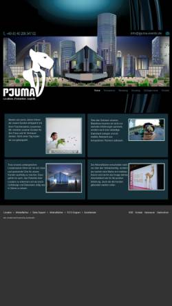 Vorschau der mobilen Webseite pjuma-events.de, Pjuma Events