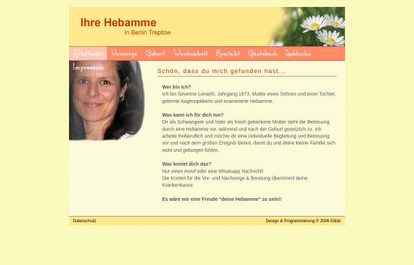 Vorschau von www.ihre-hebamme-berlin.de, Lenarth, Severine