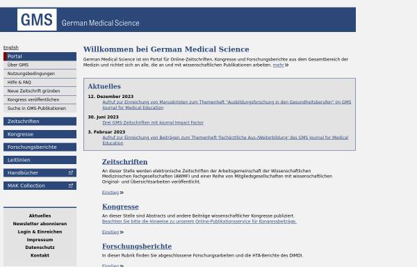 German Medical Science