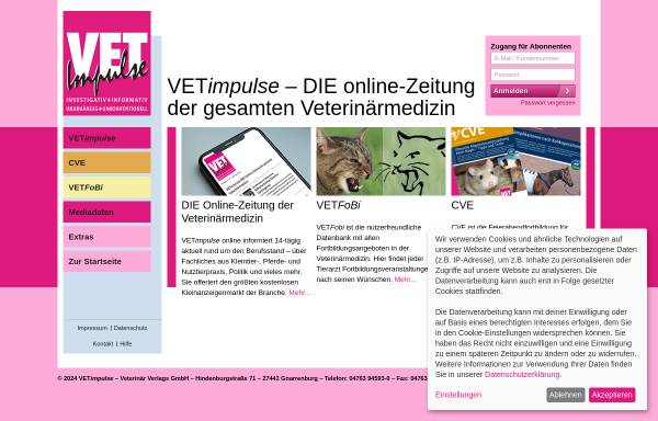 Vorschau von www.vetimpulse.de, VETimpulse.de
