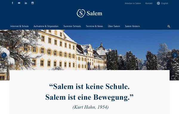 Vorschau von www.schule-schloss-salem.de, Schule Schloss Salem