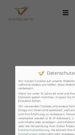 Vorschau der mobilen Webseite goldpark.de, Goldpark GmbH Unternehmensberatung