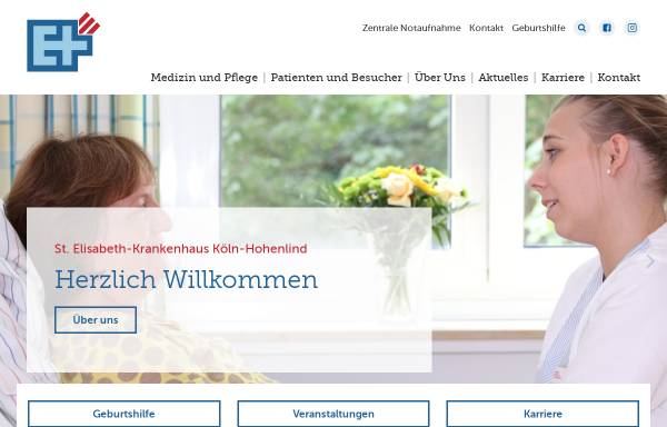 Vorschau von www.hohenlind.de, Gemeinschaftspraxis Pathologie St. Elisabeth-Krankenhaus Köln