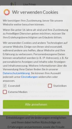 Vorschau der mobilen Webseite www.beratung-herford.de, Frings Consulting - Lisa Frings