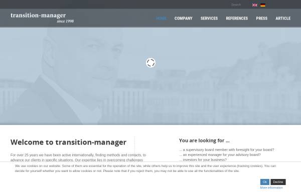 Vorschau von www.transition-manager.com, Transition Manager - Alexander Eichner