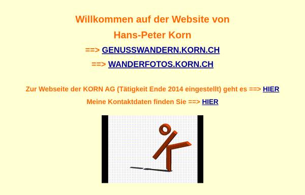 Vorschau von www.korn.ch, Korn AG - Hans Peter Korn