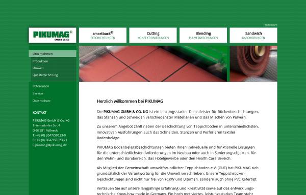 Vorschau von www.pikumag.de, Pikumag Magnetbodenbeläge GmbH