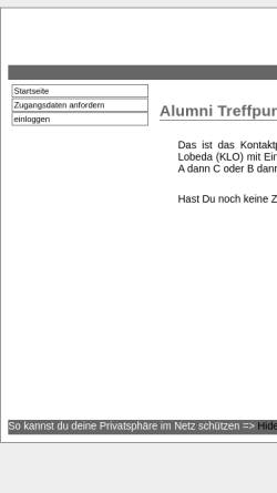 Vorschau der mobilen Webseite www.karlialumni.de, Jena - POS Karl Liebknecht - Abschlussjahrgang 1990