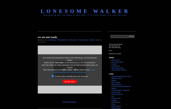 Lonesome Walker