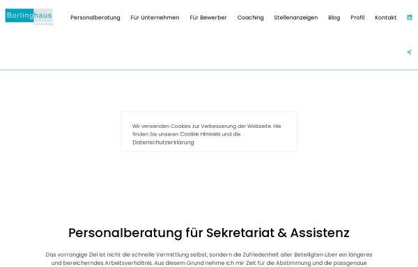 Vorschau von borlinghaus-consulting.de, Kirsten Borlinghaus