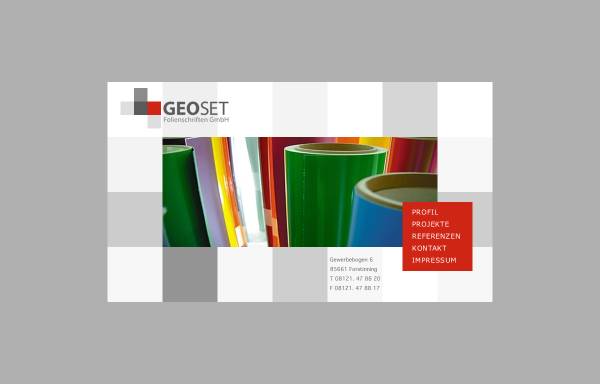 Vorschau von www.geoset.de, GeoSet Folienschriften GmbH