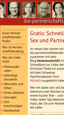 Vorschau der mobilen Webseite www.die-partnerschaftsberater.de, Die Partnerschaftsberater