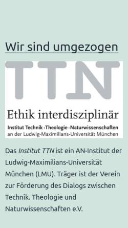 Vorschau der mobilen Webseite www.ttn-institut.de, Institut TTN