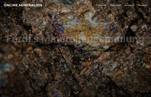 Vorschau von www.online-mineralien.de, Ferdl's Kristall- und Mineralienausstellung