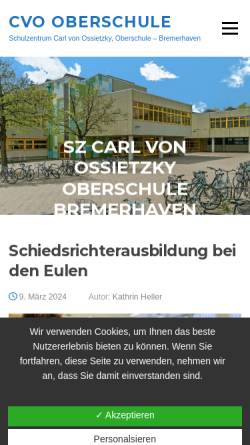 Vorschau der mobilen Webseite www.gbs2.de, Georg-Büchner-Schule II