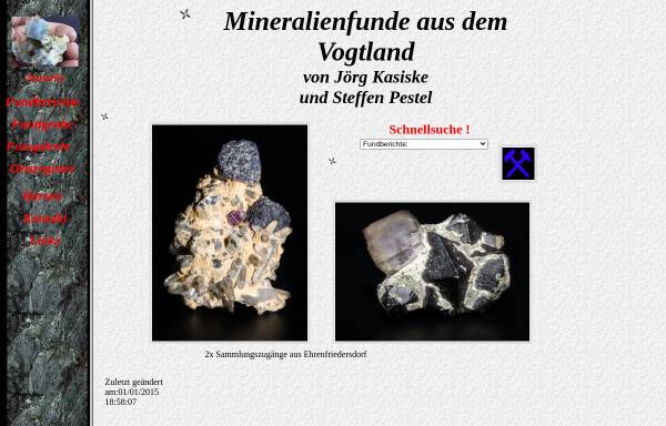 Mineralien aus dem Vogtland