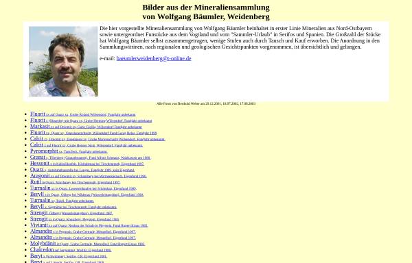 Vorschau von www.vfmg-weiden.de, Sammlung von Wolfgang Bäumler
