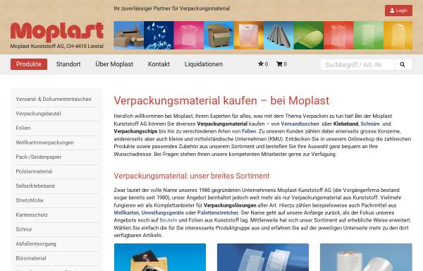 Vorschau von www.moplast.ch, Moplast Kunststoff AG