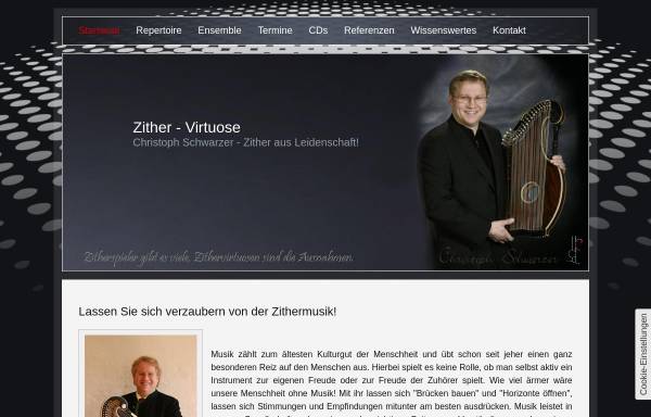 Vorschau von www.zither-virtuose.de, Schwarzer, Christoph