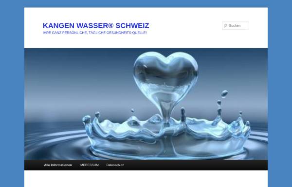 Vorschau von www.kangen-wasser-schweiz.com, Kangen Wasser Schweiz