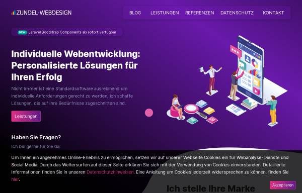 Vorschau von www.zundel-webdesign.de, Zundel Webdesign